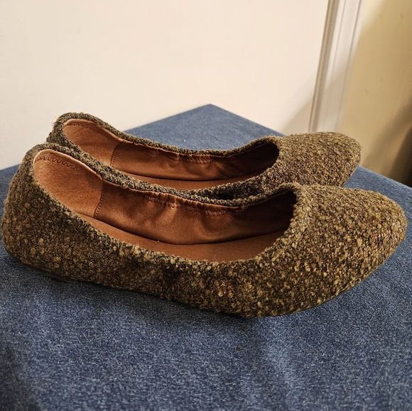 Lucky Brand Emmie Ballet Flat Textile Brown Copper - Picture 2 of 8